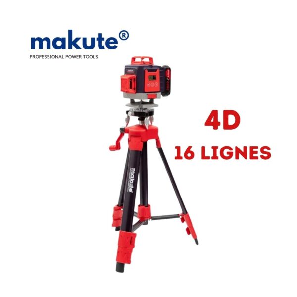 Niveau laser 4D 16 lignes avec Trépied