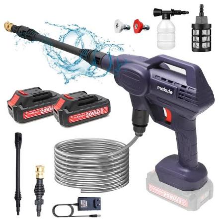 Nettoyeur haute pression sans fil 20V – 2 batteries